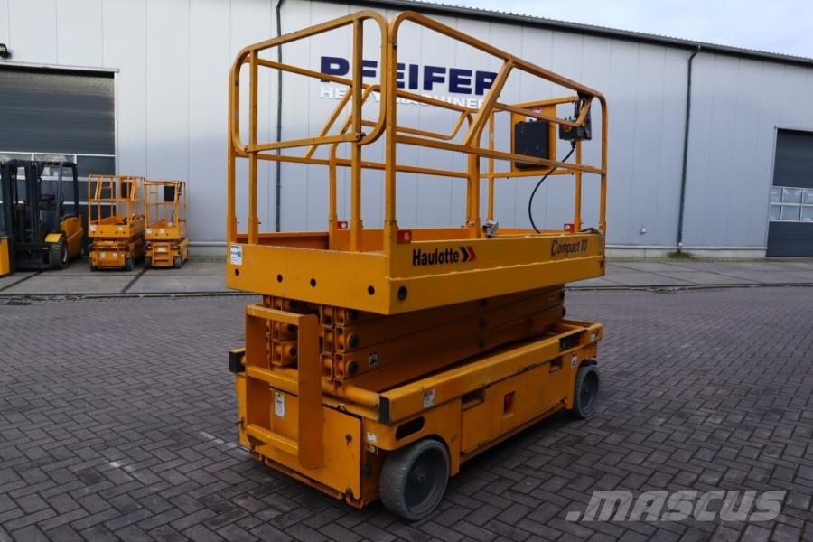 Haulotte Compact 10 Electric, 10m Working Height, 450kg Cap Scissor lifts