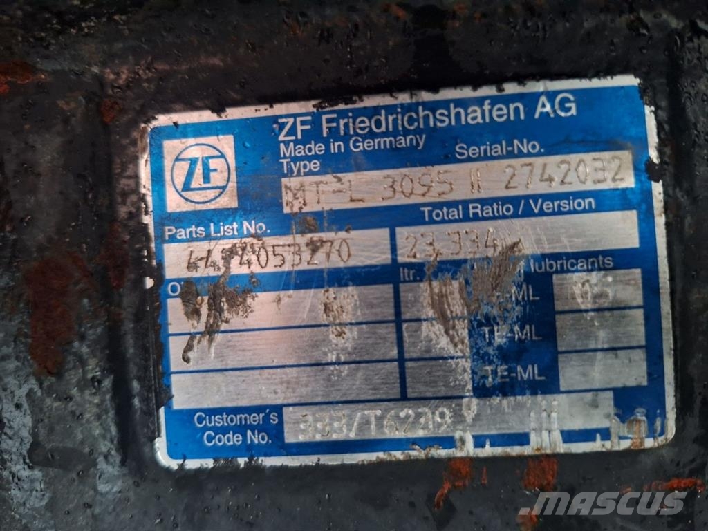 JCB 436-ZF MT-L3095-4474053270-Axle/Achse/As Axles