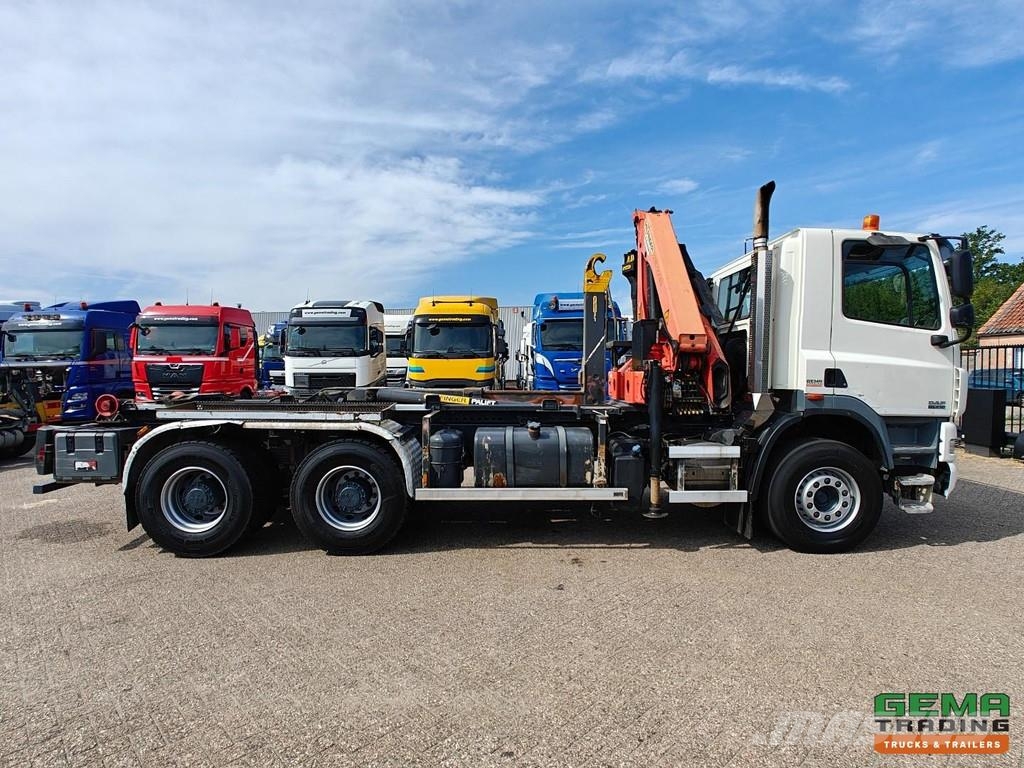 DAF CF 85.410 6x4 DagCab Euro5 - Palfinger Hook Arm Sy Kotalni prekucni tovornjaki