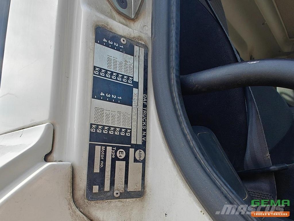 DAF CF 85.410 6x4 DagCab Euro5 - Palfinger Hook Arm Sy Kotalni prekucni tovornjaki