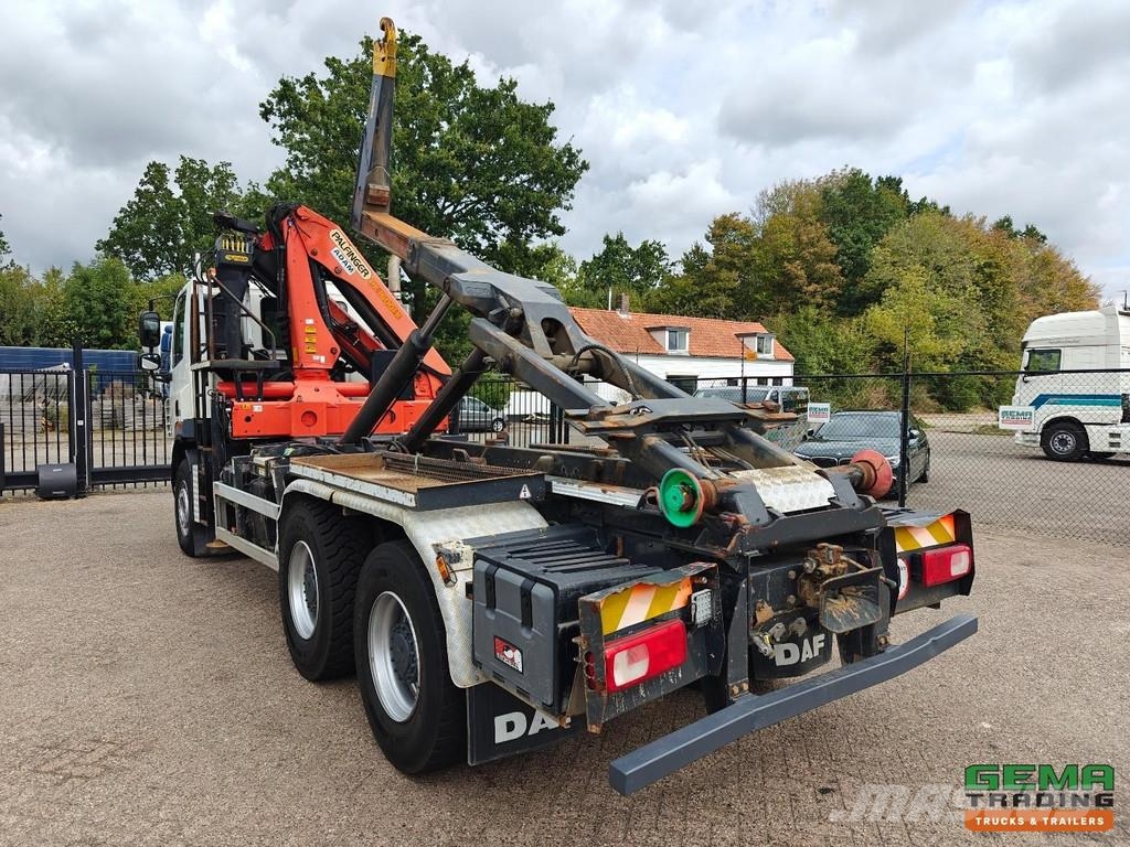 DAF CF 85.410 6x4 DagCab Euro5 - Palfinger Hook Arm Sy Kotalni prekucni tovornjaki