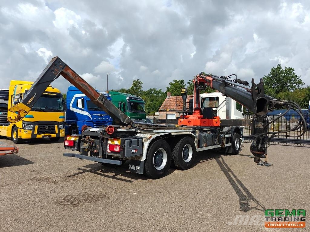 DAF CF 85.410 6x4 DagCab Euro5 - Palfinger Hook Arm Sy Kotalni prekucni tovornjaki