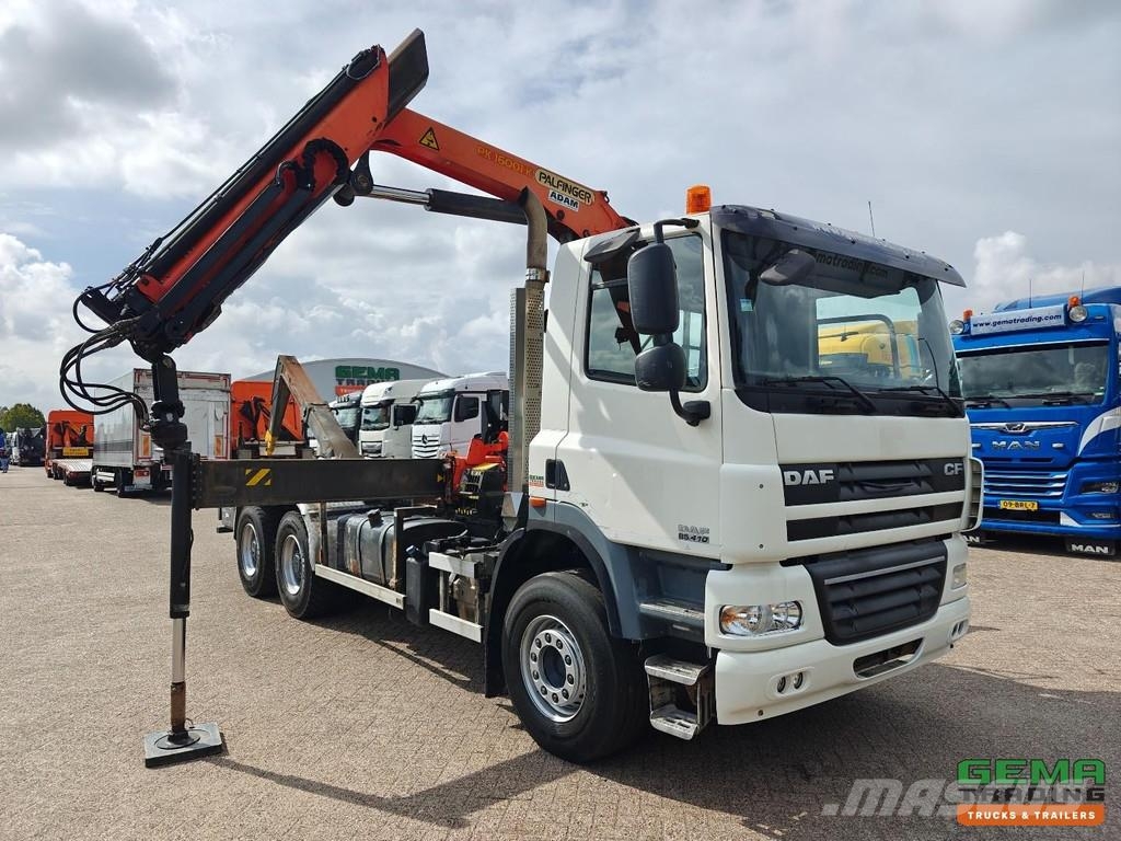 DAF CF 85.410 6x4 DagCab Euro5 - Palfinger Hook Arm Sy Kotalni prekucni tovornjaki