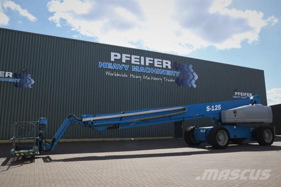 Genie S125 Valid inspection, *Guarantee! Diesel, 4x4x4 D Teleskooppipuominostimet