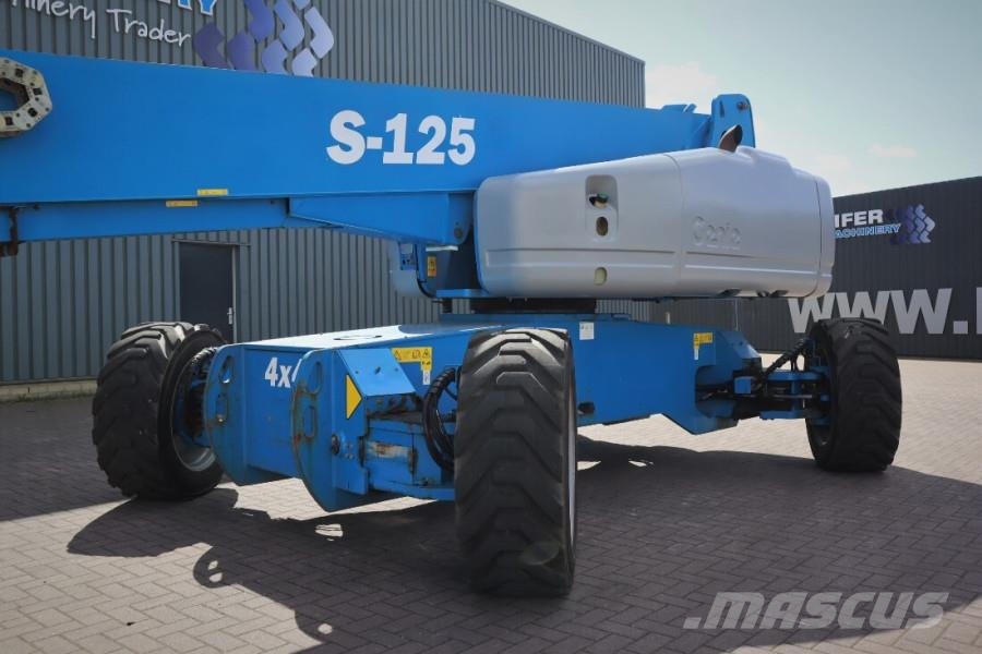 Genie S125 Valid inspection, *Guarantee! Diesel, 4x4x4 D Teleskooppipuominostimet