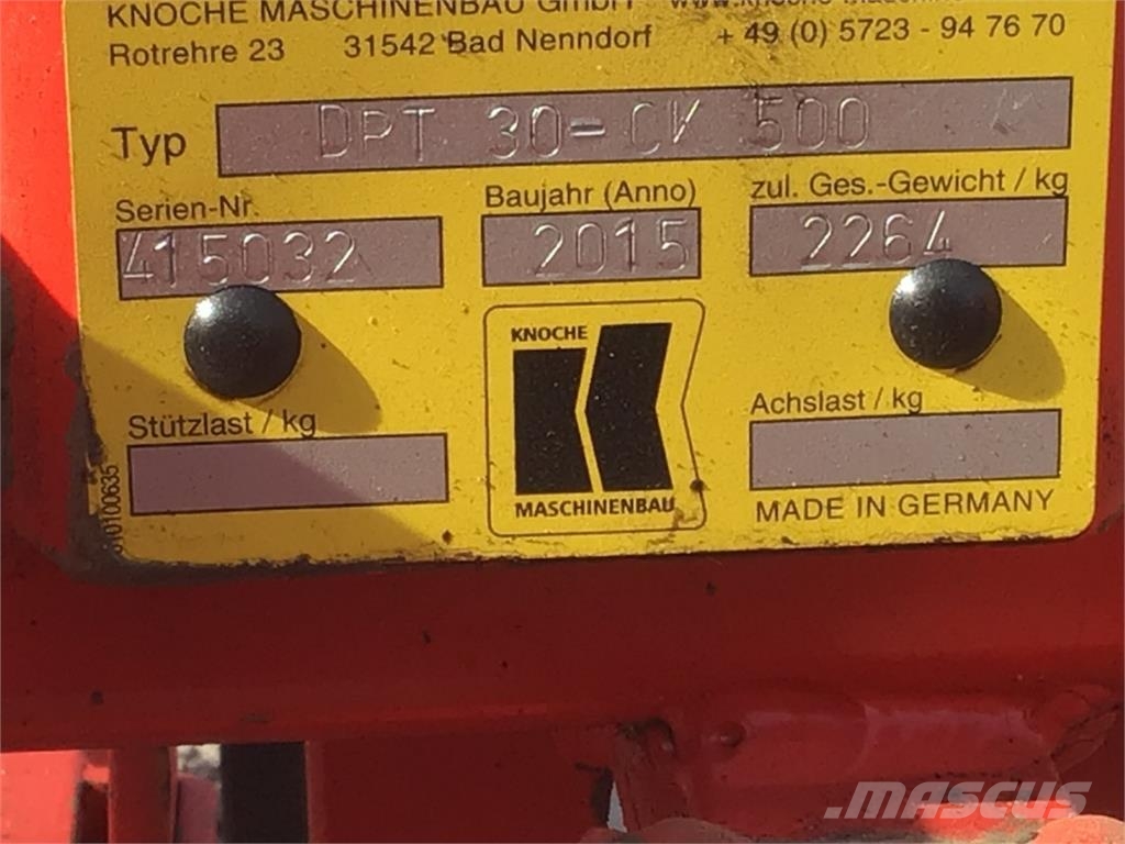 Knoche DPT 30-CK 500 Cultivators