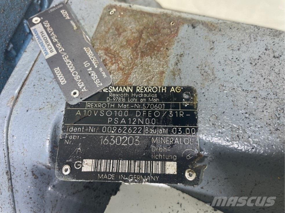Rexroth A10VSO100DFEO/31R-R900570601-Load sensing pump Hidráulica