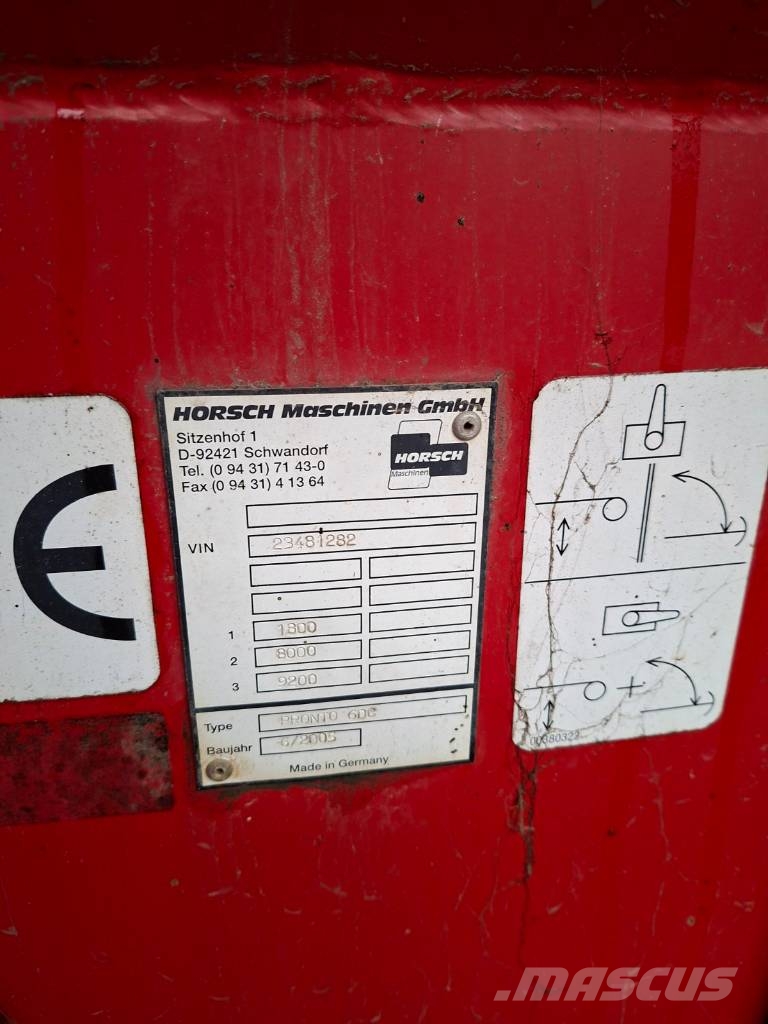 Horsch Pronto 6 DC Såmaskiner