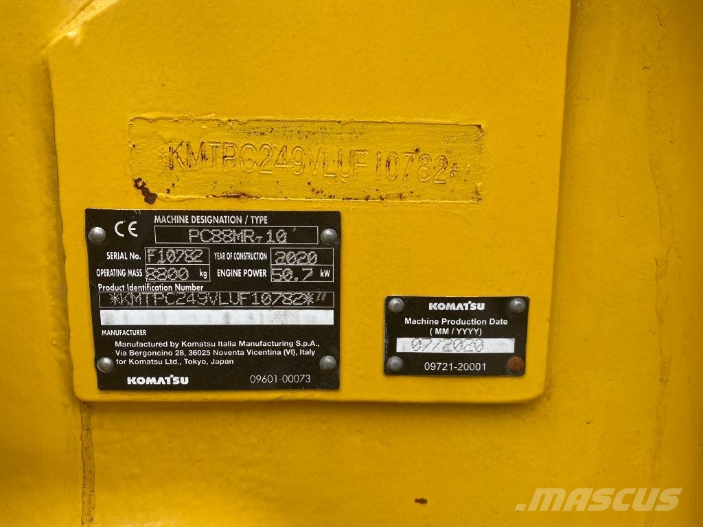 Komatsu PC 88 MR-10 Midigraafmachines 7t - 12t