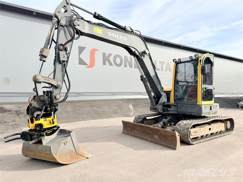 Volvo ECR88 PYÖRITTÄJÄLLÄ Excavadoras 7t - 12t