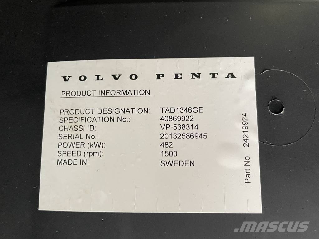 Volvo TAD1346GE - 550 kVA Generator - DPX-18882 Diesel Generatoren