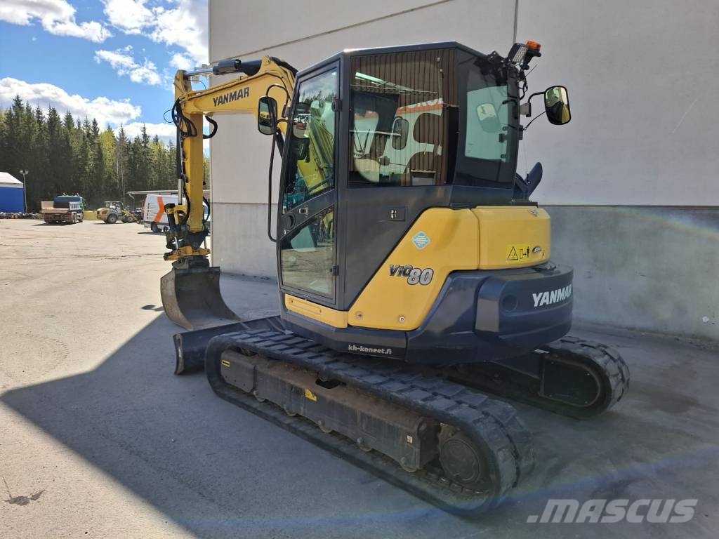 Yanmar Vio 80-1A حفارات وسط 7 طن - 12 طن