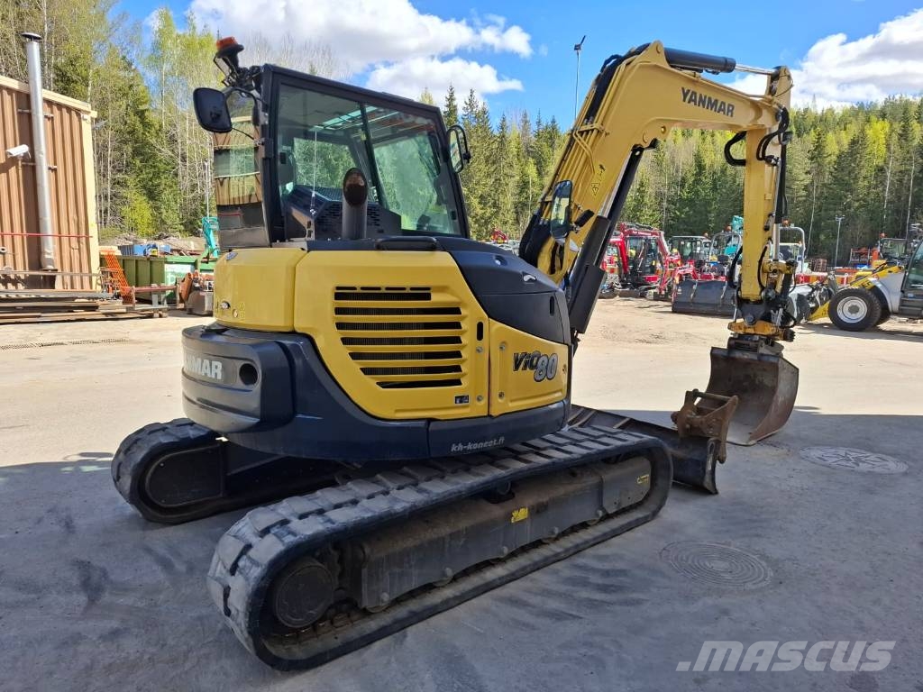 Yanmar Vio 80-1A حفارات وسط 7 طن - 12 طن