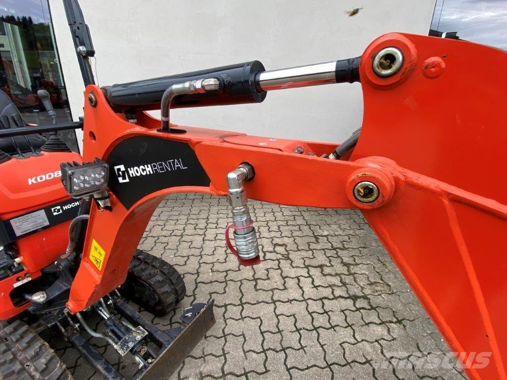 Kubota K008-5 VHG Verstell-Fahrwerk Micro Bagger U10 Mini ekskavatörler, 7 tona dek