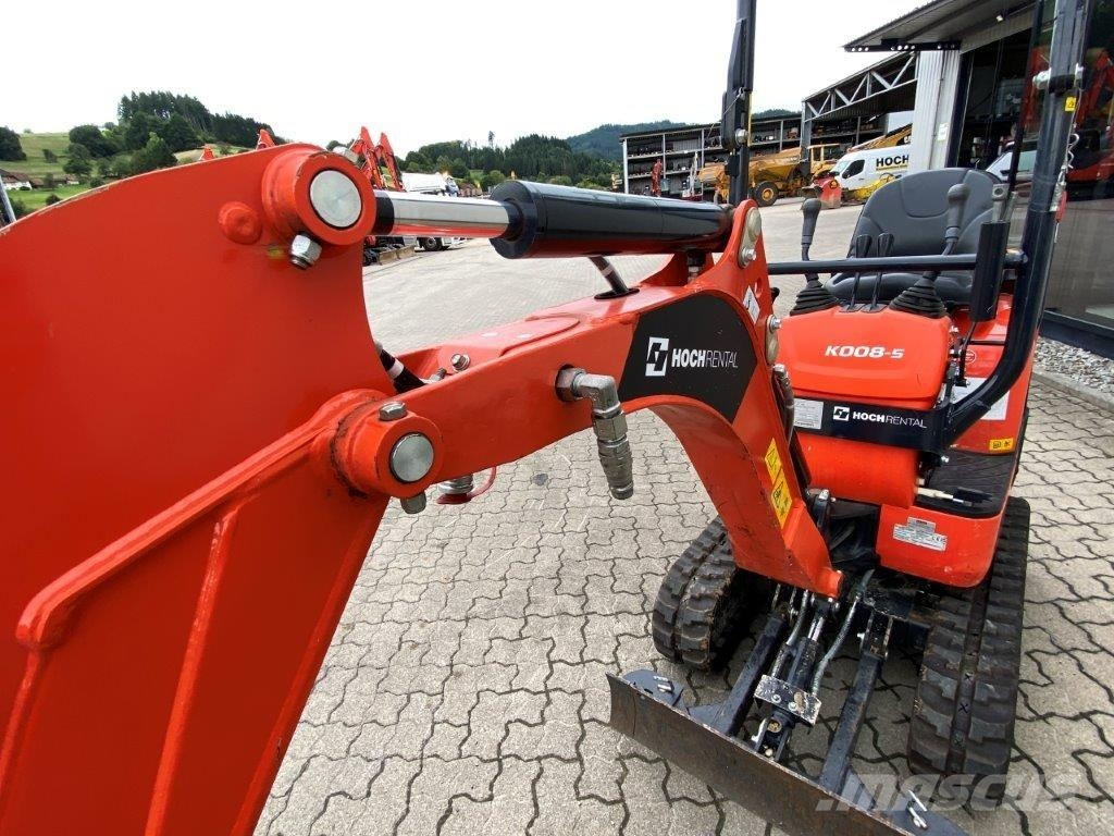 Kubota K008-5 VHG Verstell-Fahrwerk Micro Bagger U10 Mini ekskavatörler, 7 tona dek