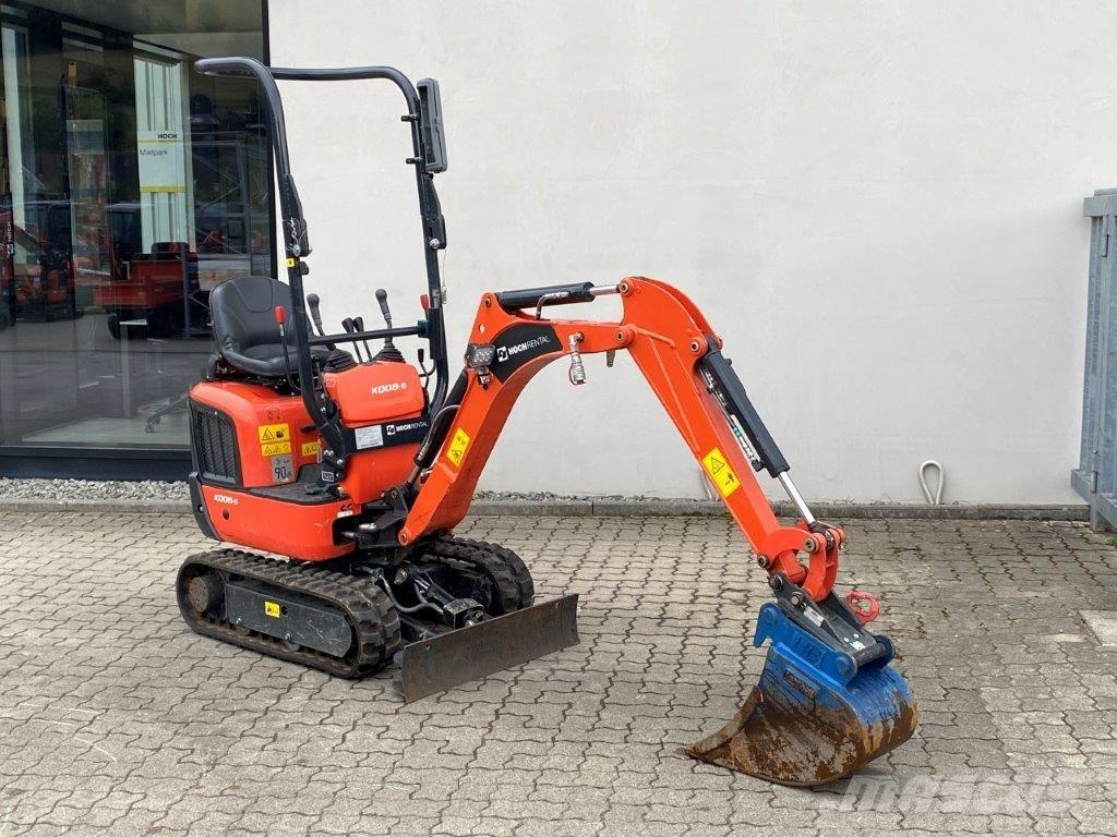 Kubota K008-5 VHG Verstell-Fahrwerk Micro Bagger U10 Mini ekskavatörler, 7 tona dek