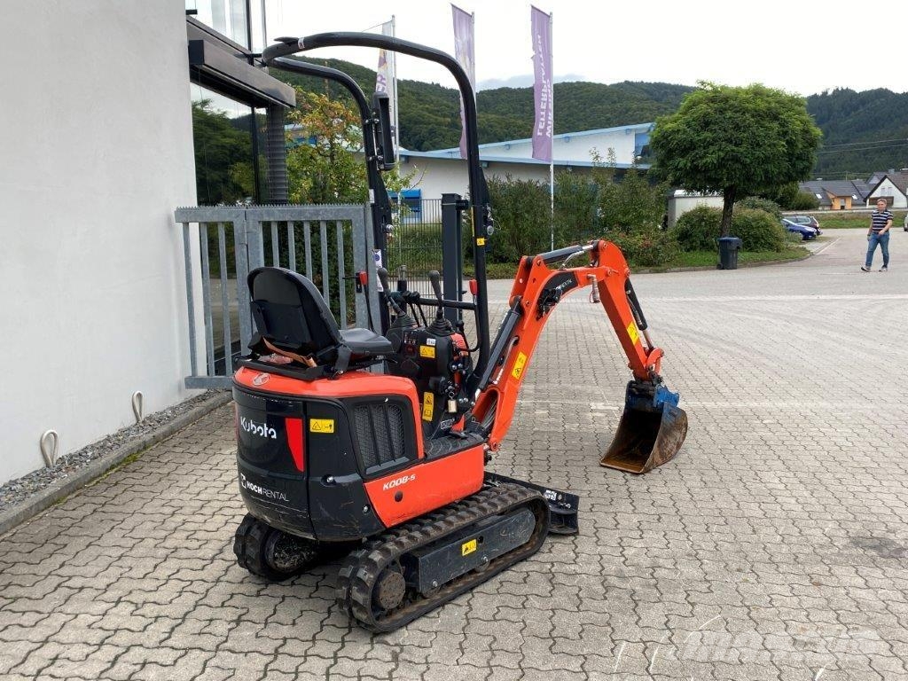 Kubota K008-5 VHG Verstell-Fahrwerk Micro Bagger U10 Mini ekskavatörler, 7 tona dek