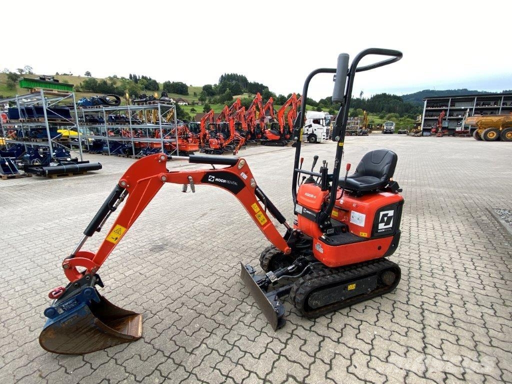 Kubota K008-5 VHG Verstell-Fahrwerk Micro Bagger U10 Mini ekskavatörler, 7 tona dek