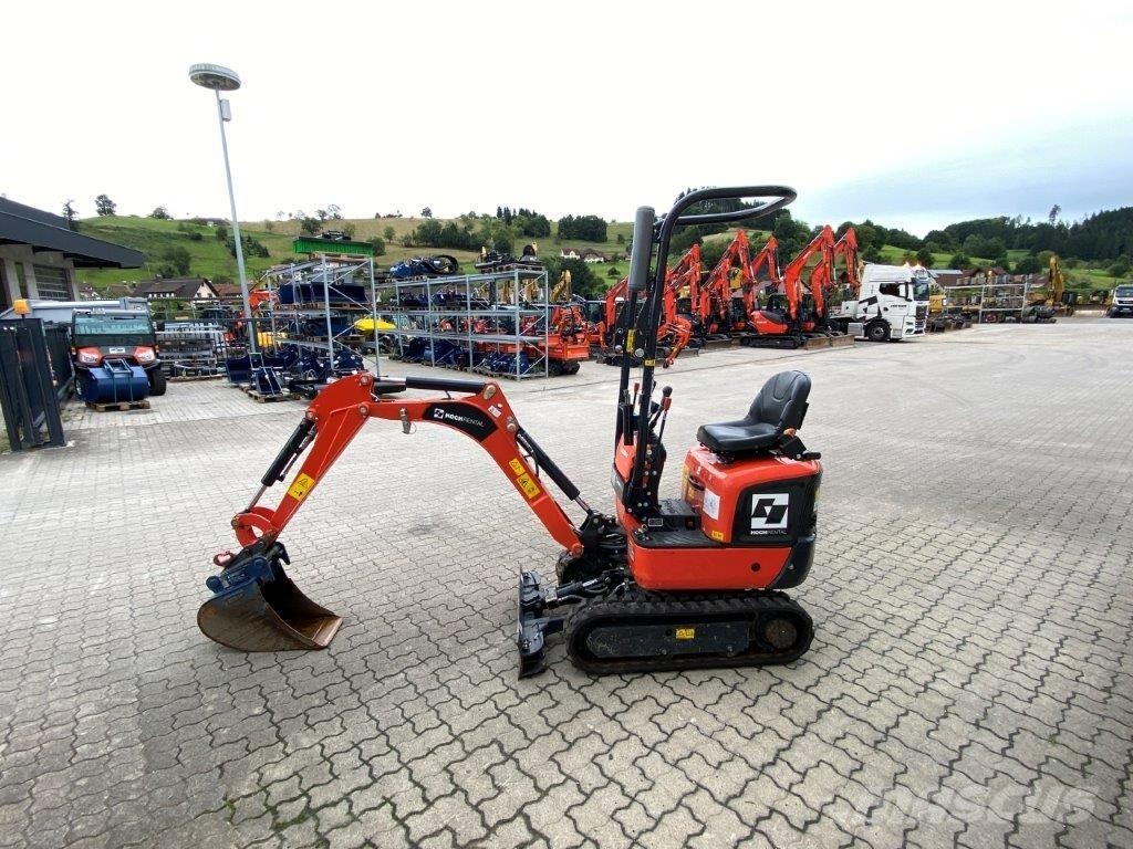Kubota K008-5 VHG Verstell-Fahrwerk Micro Bagger U10 Mini ekskavatörler, 7 tona dek