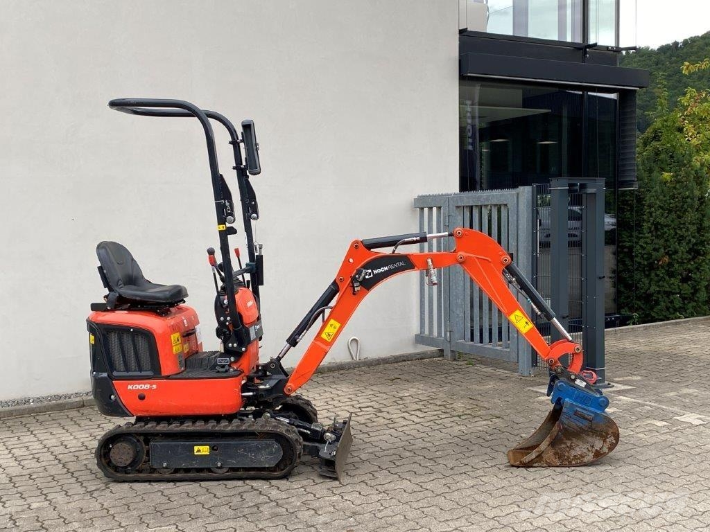 Kubota K008-5 VHG Verstell-Fahrwerk Micro Bagger U10 Mini ekskavatörler, 7 tona dek