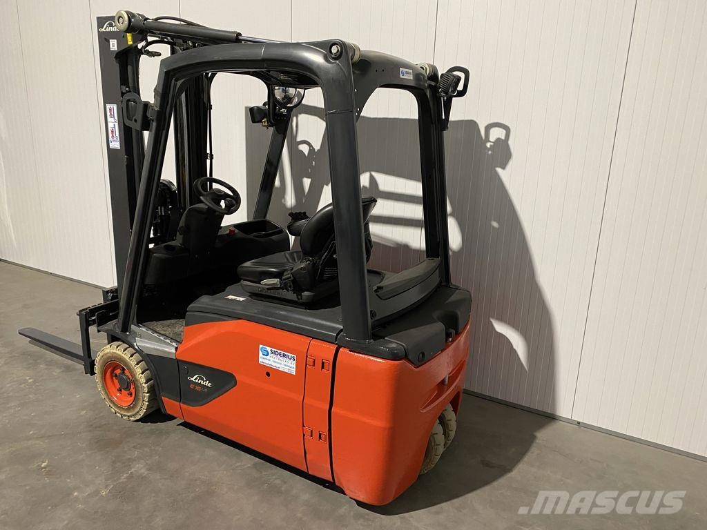 Linde E16L-386 شاحنات ذات رافعات شوكية تعمل بالكهرباء