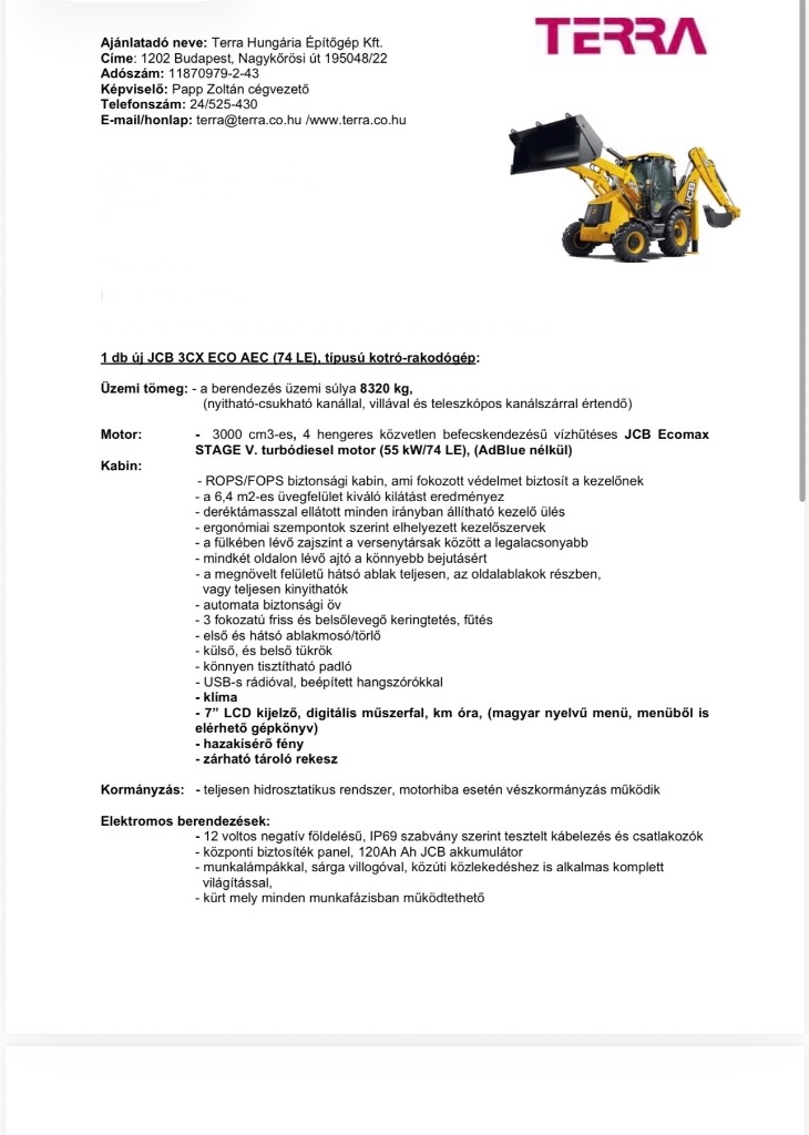 JCB 3 CX ECO Backhoe loaders