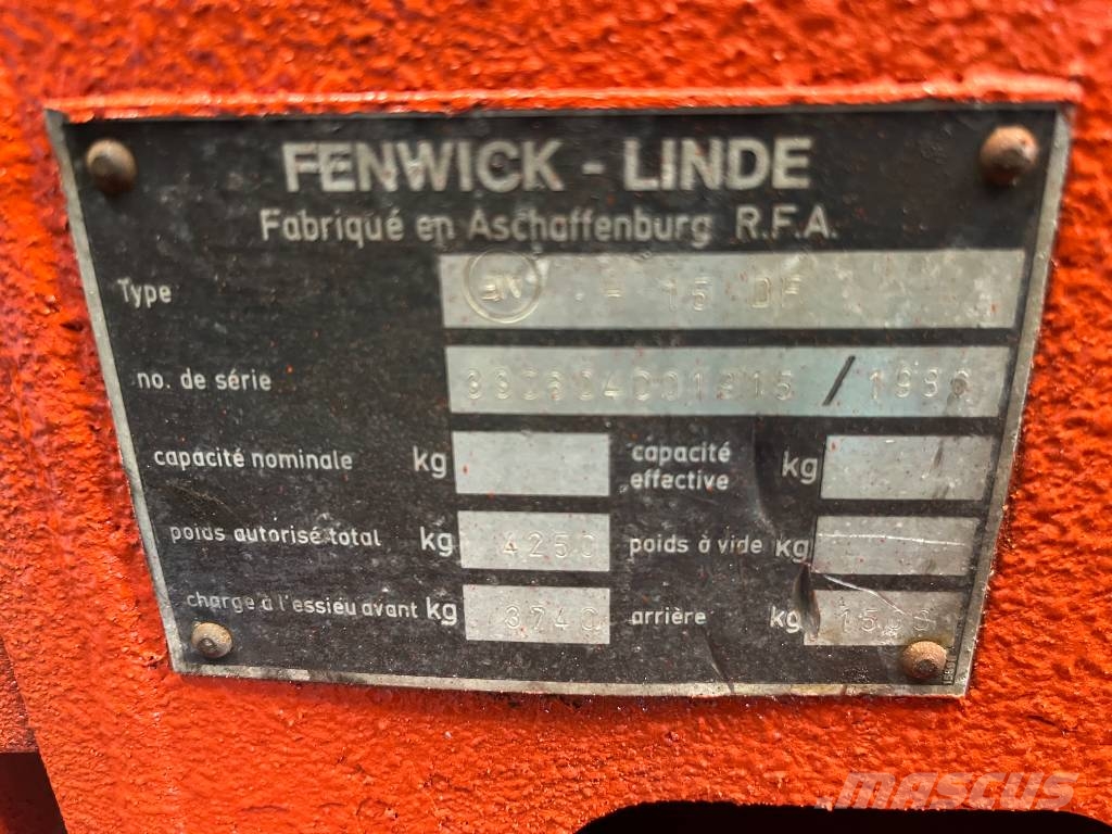 Linde H15D V-3268 OB Dizelski viljuškari