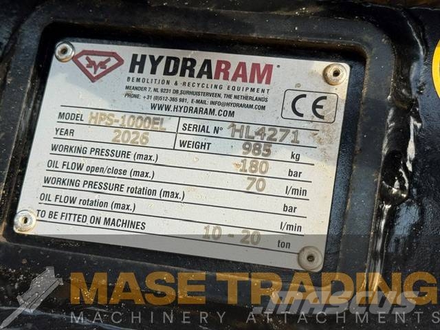 Hydraram HPS-1000EL | Zeefbak | Powerscreener | 12 ~ 20 T Sõelad