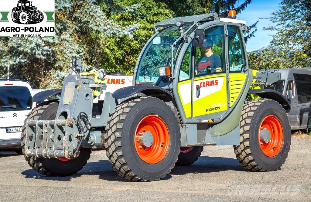 CLAAS SCORPION 7045 PLUS - 2013 ROK - ŁYŻKA - WIDŁY Teleskopické nakladače pro zemědělství