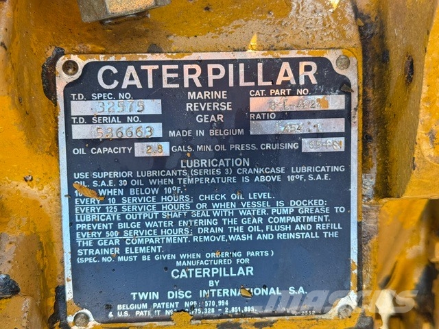CAT D334+ MARINE TRANSMISSION Marinemotorenheder