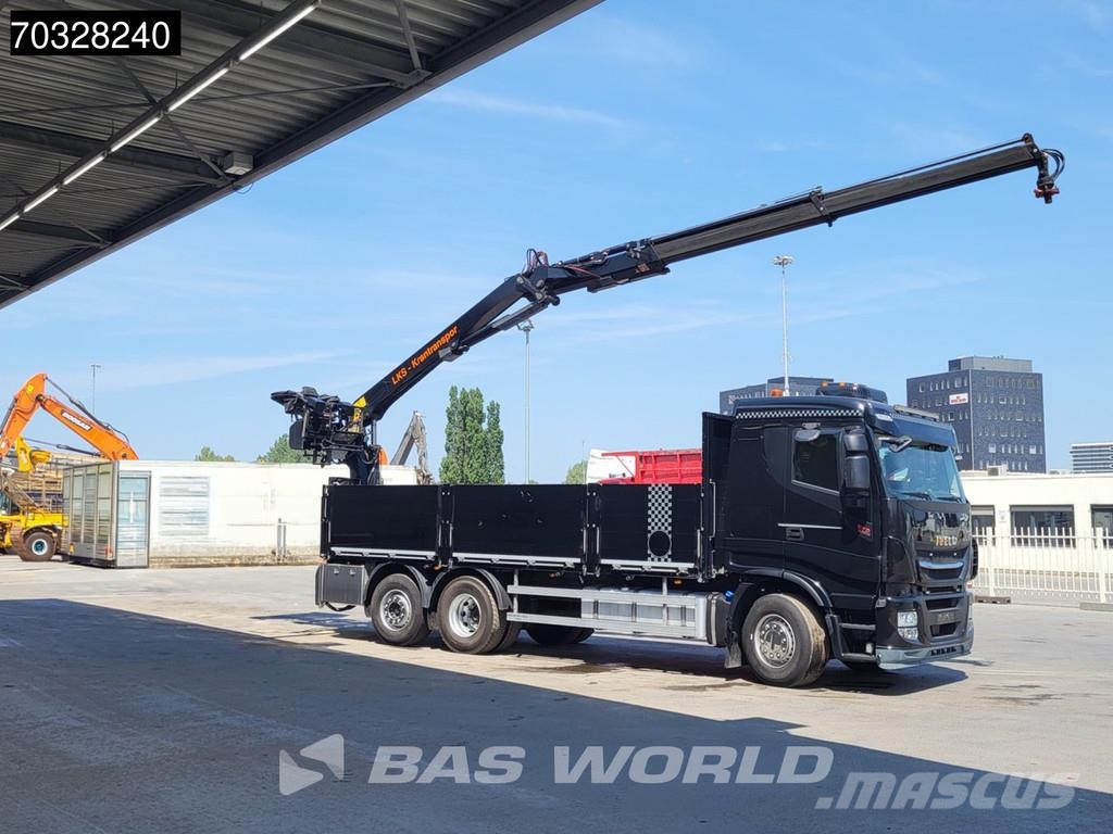 Iveco X-Way 570 X-Way 6X2 Fassi F215 Crane Lift+Steering Lava-kuorma-autot