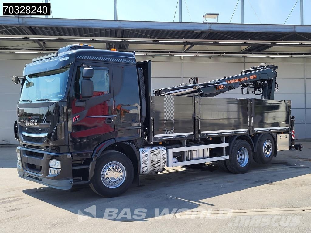 Iveco X-Way 570 X-Way 6X2 Fassi F215 Crane Lift+Steering Lava-kuorma-autot
