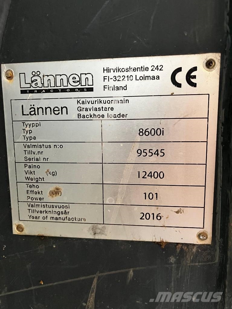 Lännen 8600 I Товарач със заден ексватор