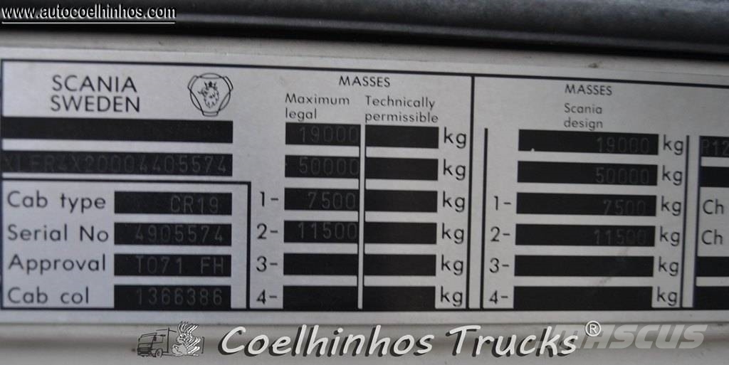 Scania 124L 420 Retarder Tractores (camiões)