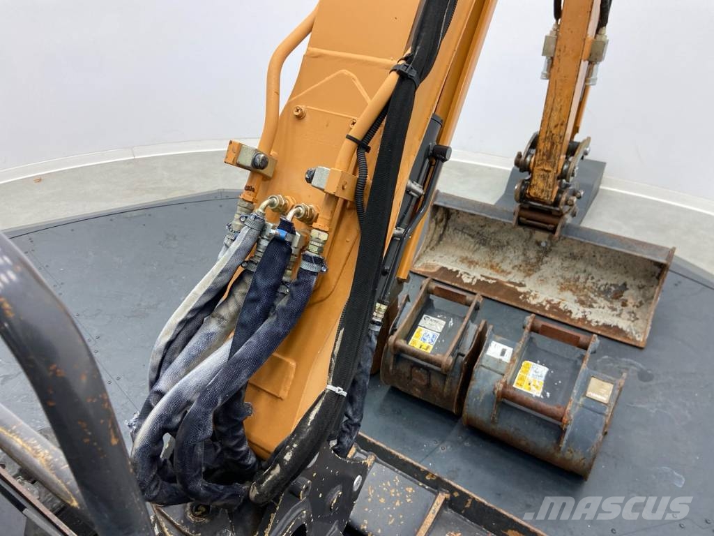 CASE CX 17 C + 4 godets + BRH + Remorque gourdon VPr 25 Mini excavators < 7t (Mini diggers)