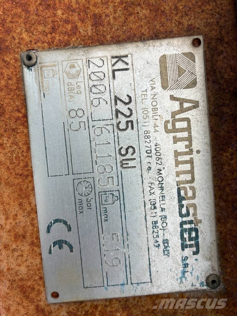 Agrimaster KL 225 Karjamaade niidukid / pealselõikurid
