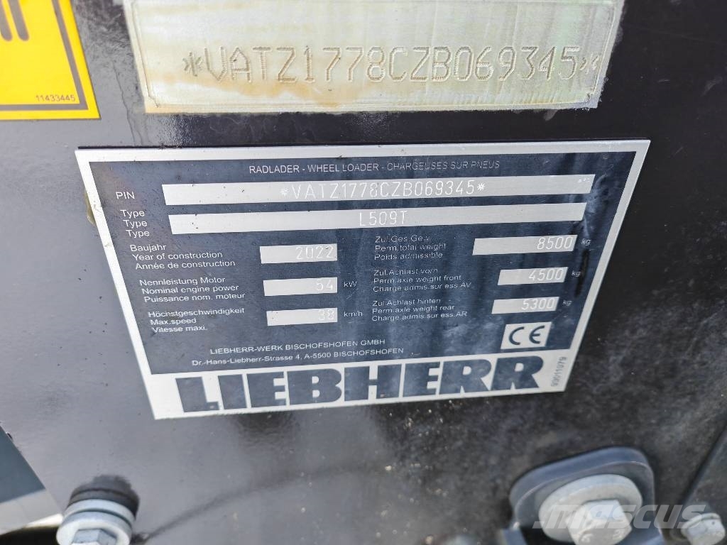 Liebherr L 509 Stereo Tele Teleskopski utovarivači točkaši