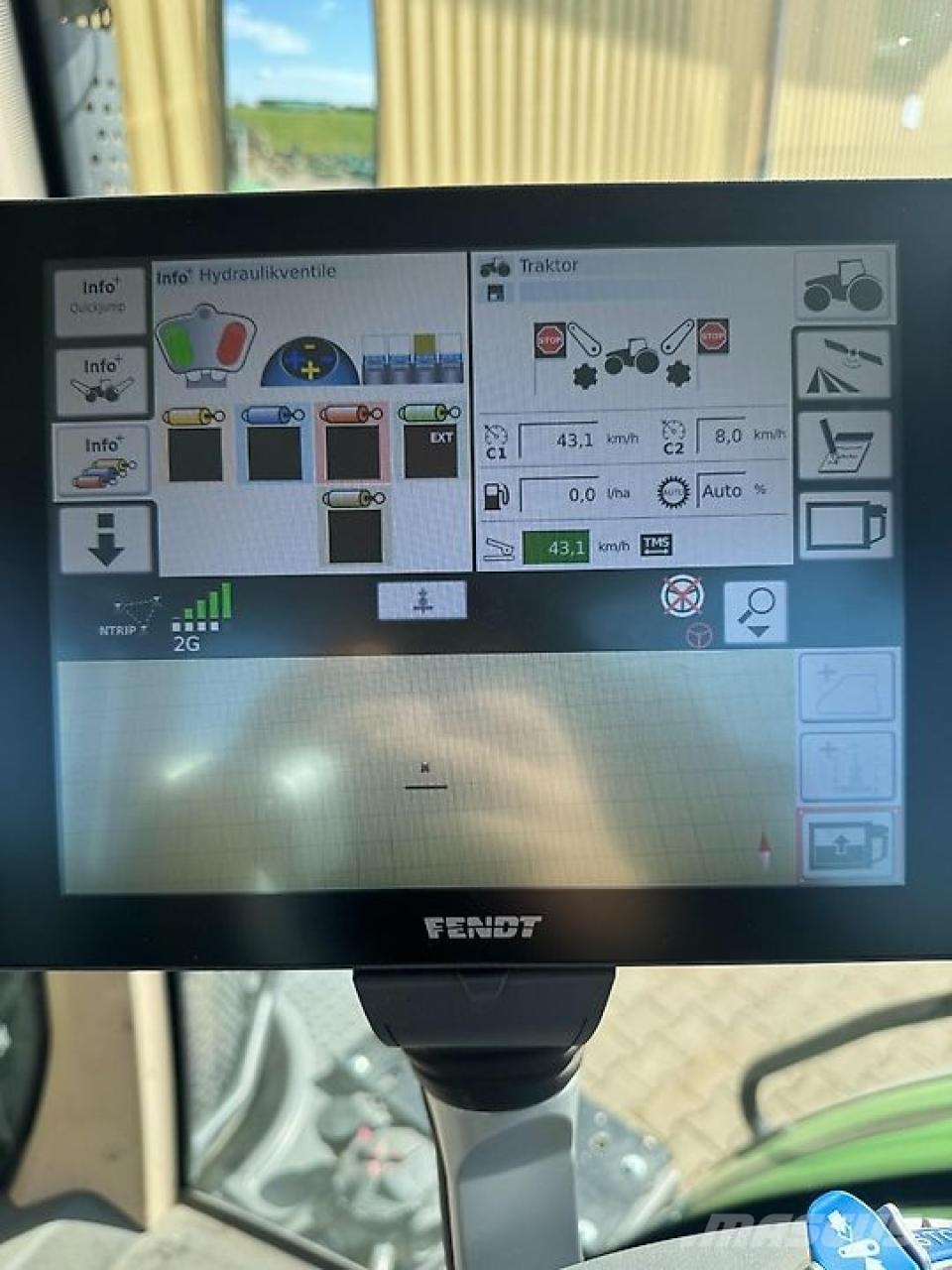 Fendt 828 Vario S4 Profi Plus mit FH+FZW Τρακτέρ