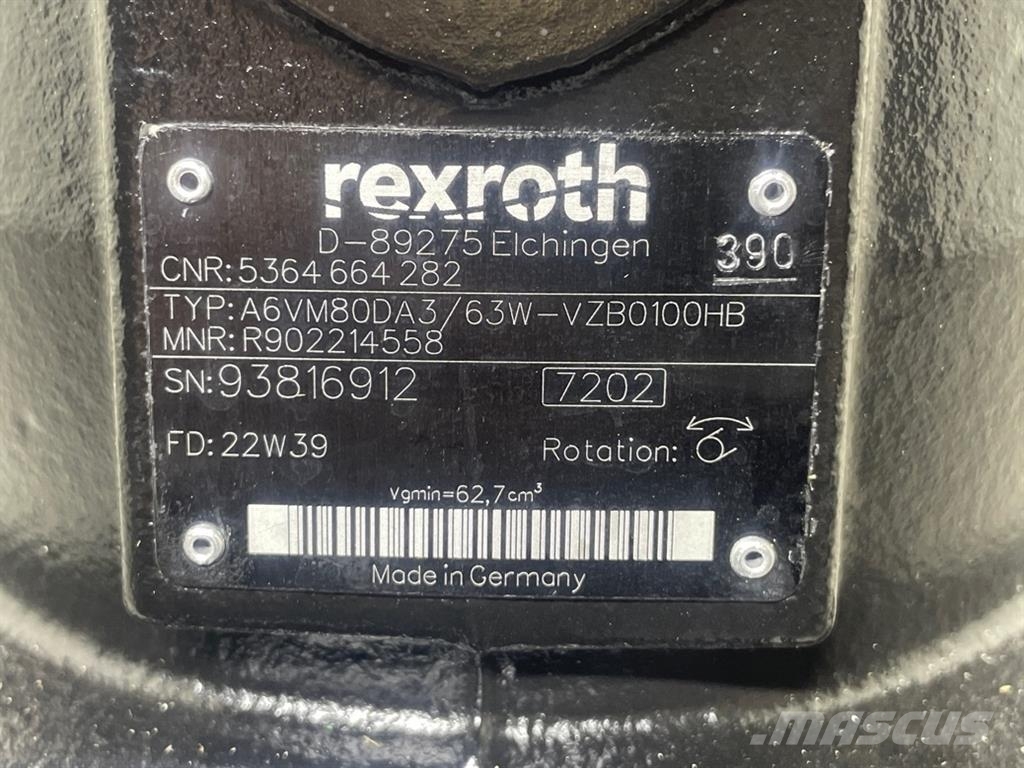 Terex TL210-5364664282-Rexroth A6VM80-Drive motor Хидравлични