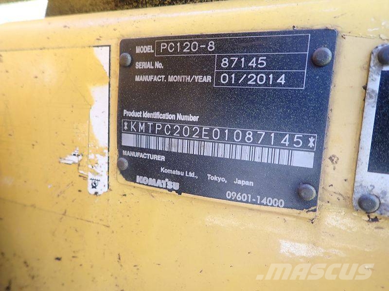 PC PC120‑8 حفارات زحافة