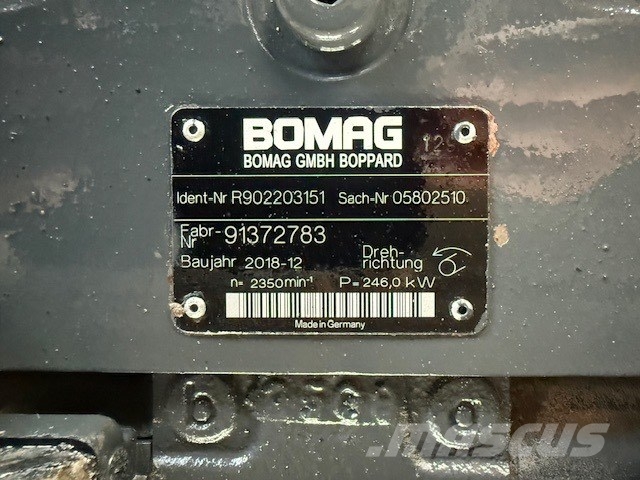 Bomag BC 572 RB USED HYDRAULIC PUM+ GEARS Afvalpersen