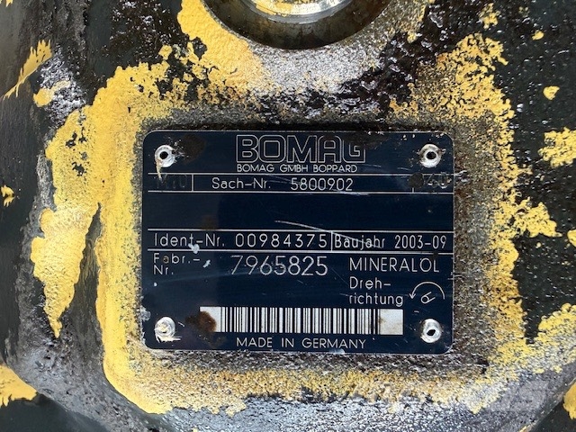 Bomag BC 572 RB USED HYDRAULIC PUM+ GEARS Afvalpersen