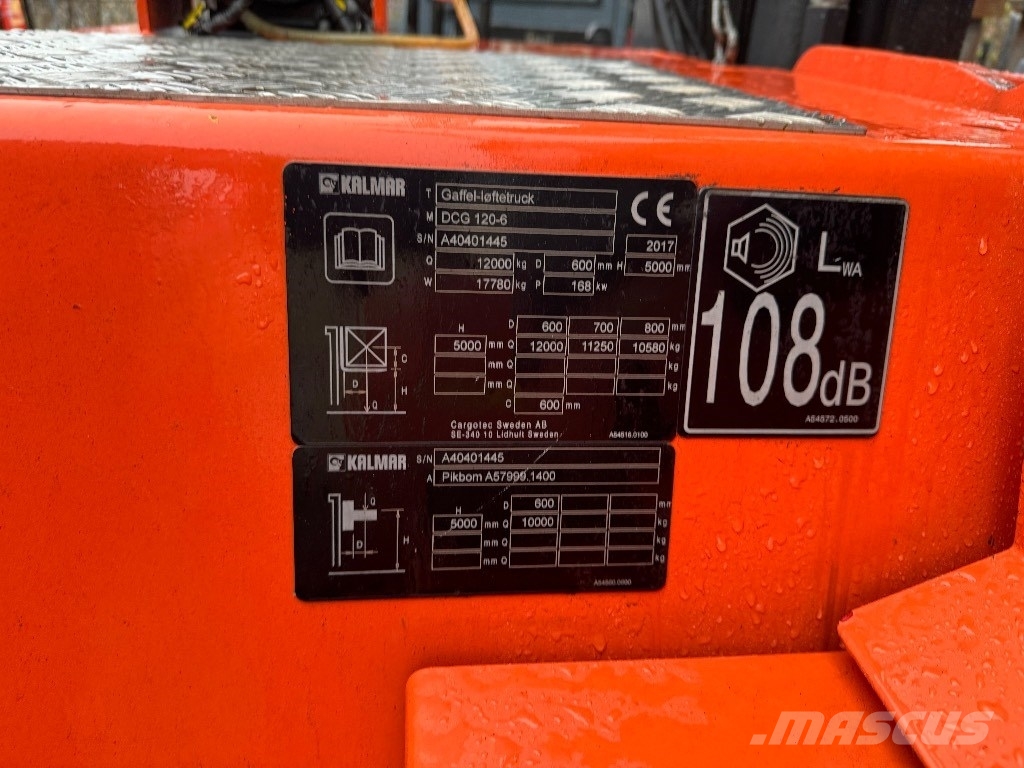 Kalmar DCG120-6 Dīzeļa autoiekrāvēji