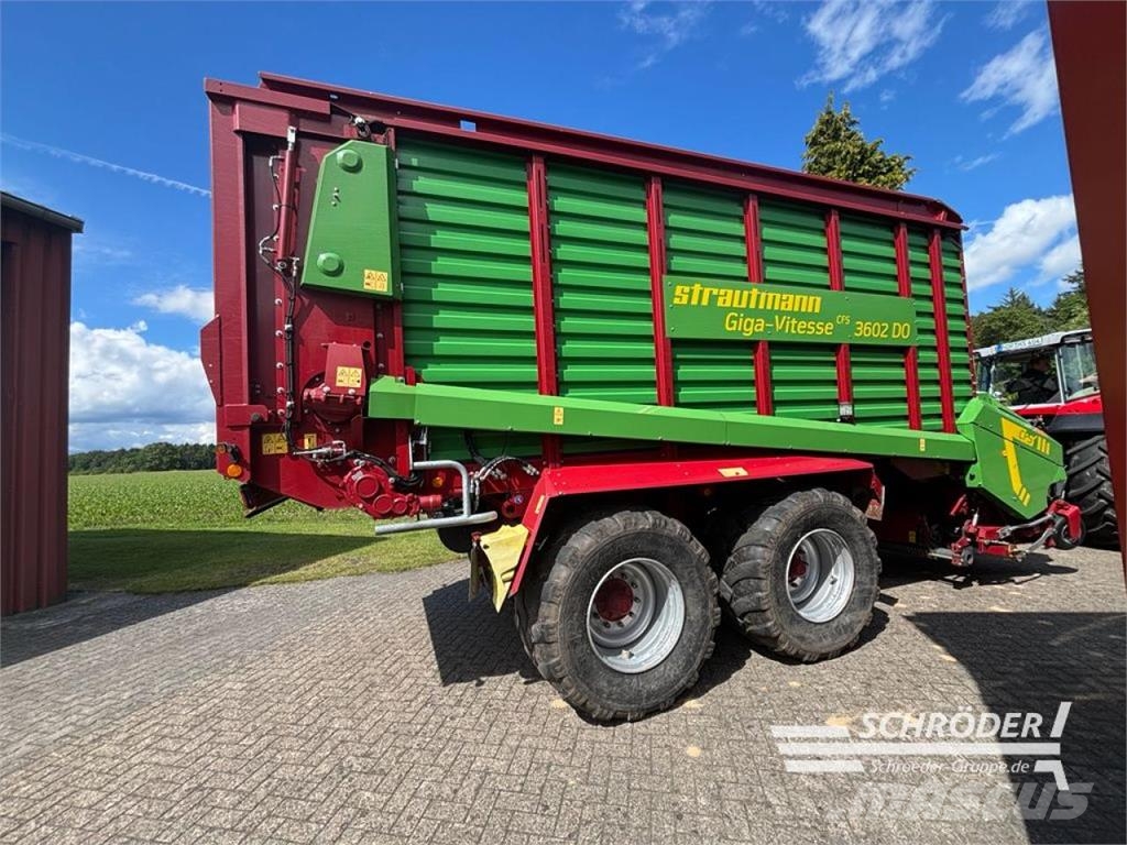 Strautmann GIGA VITESSE CFS 3602 DO Kendi yükler römorklar