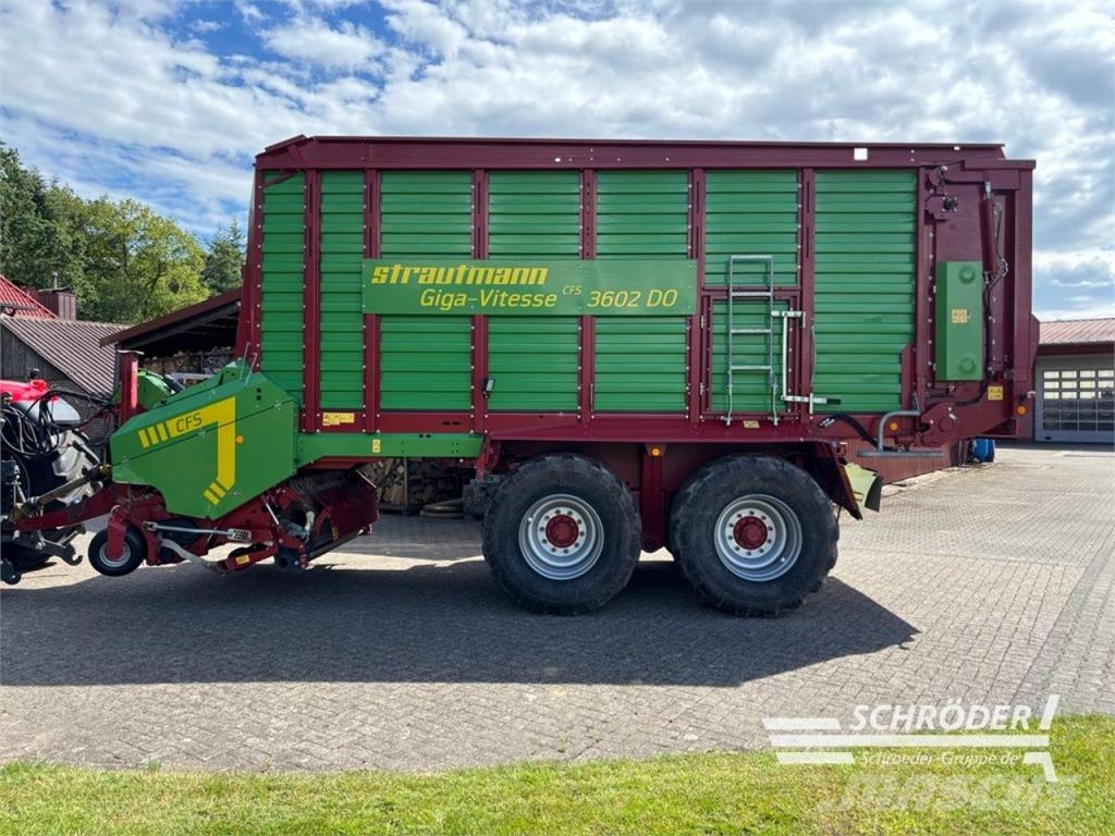 Strautmann GIGA VITESSE CFS 3602 DO Kendi yükler römorklar