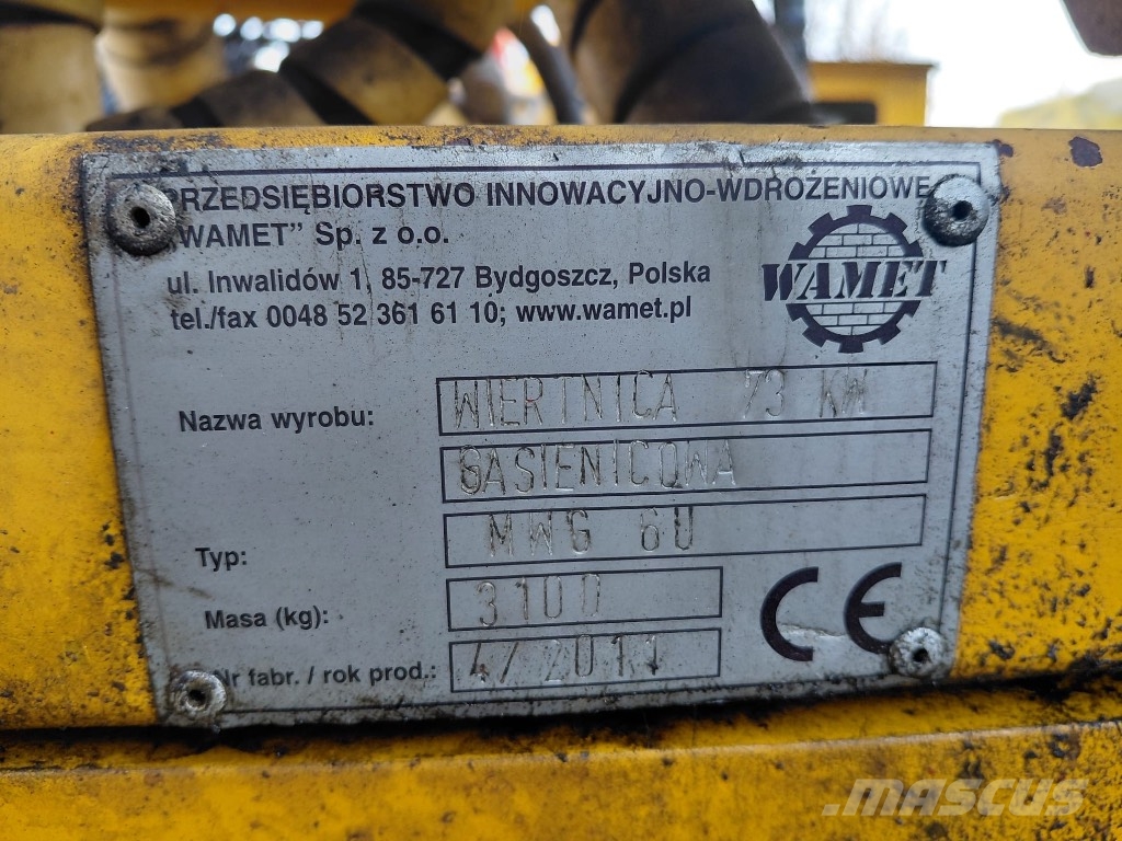 Wamet MWS 6U Verticale Boorinstallaties