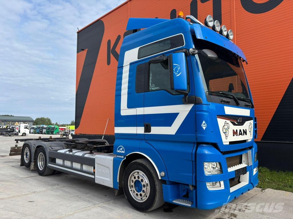 MAN TGX 26.480 6x2*4 INTARDER / CHASSIS L=7897 mm Container Frame trucks