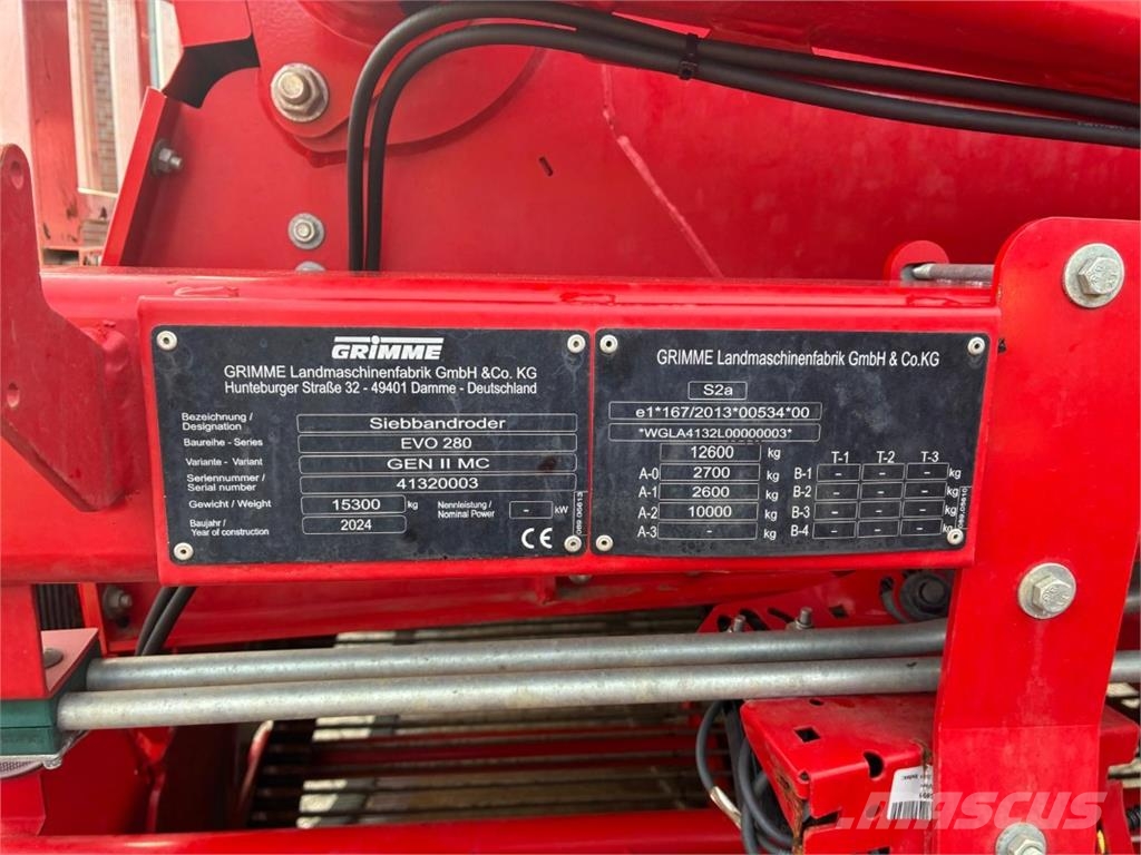 Grimme Evo 280 球根收穫機