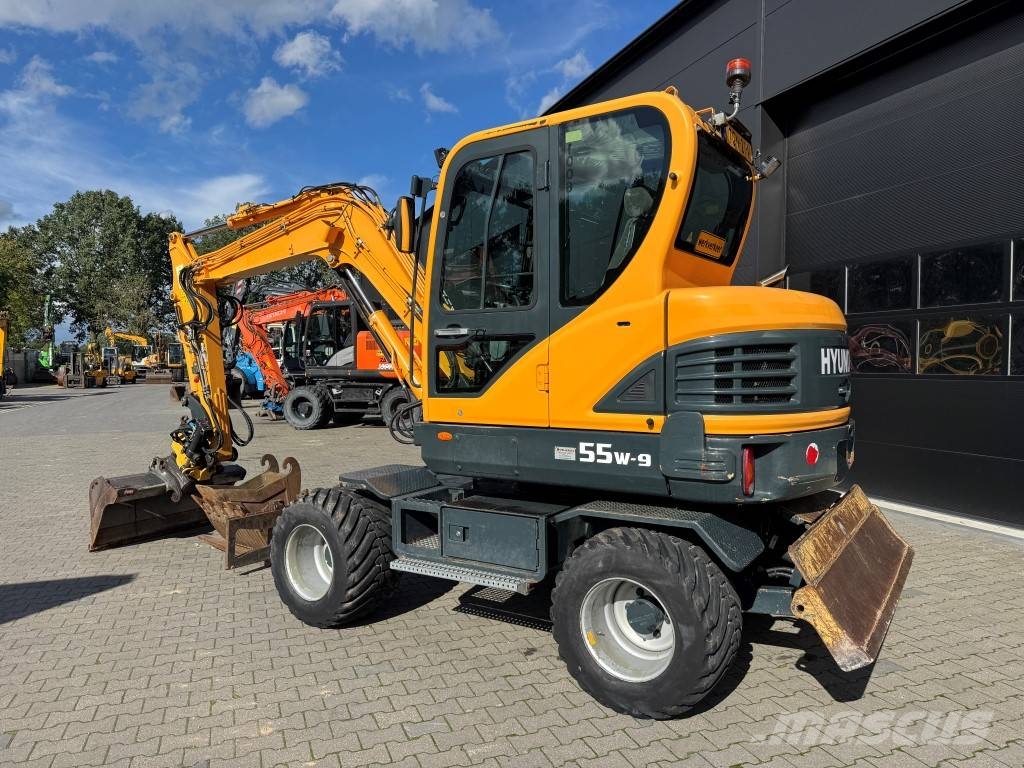 Hyundai 55W-9 ENGCON Bageri točkaši