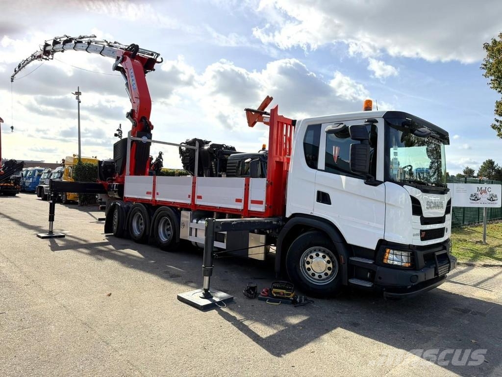 Scania G410 8x4 MONTAGEKRAN 34m! EFFER 685/6S-JIB 6S + WI Mobiilinosturit